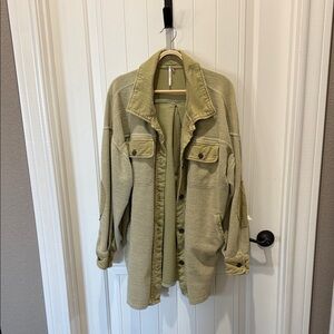 Free People Sage shacket